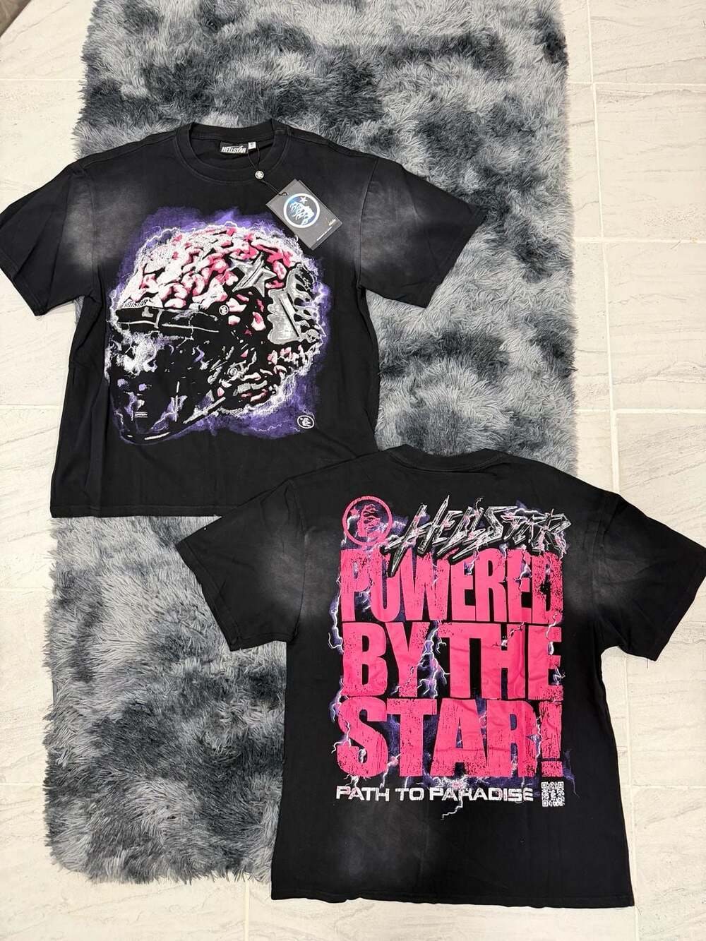 Hellstar Powered By The Star Graphic T-Shirt
